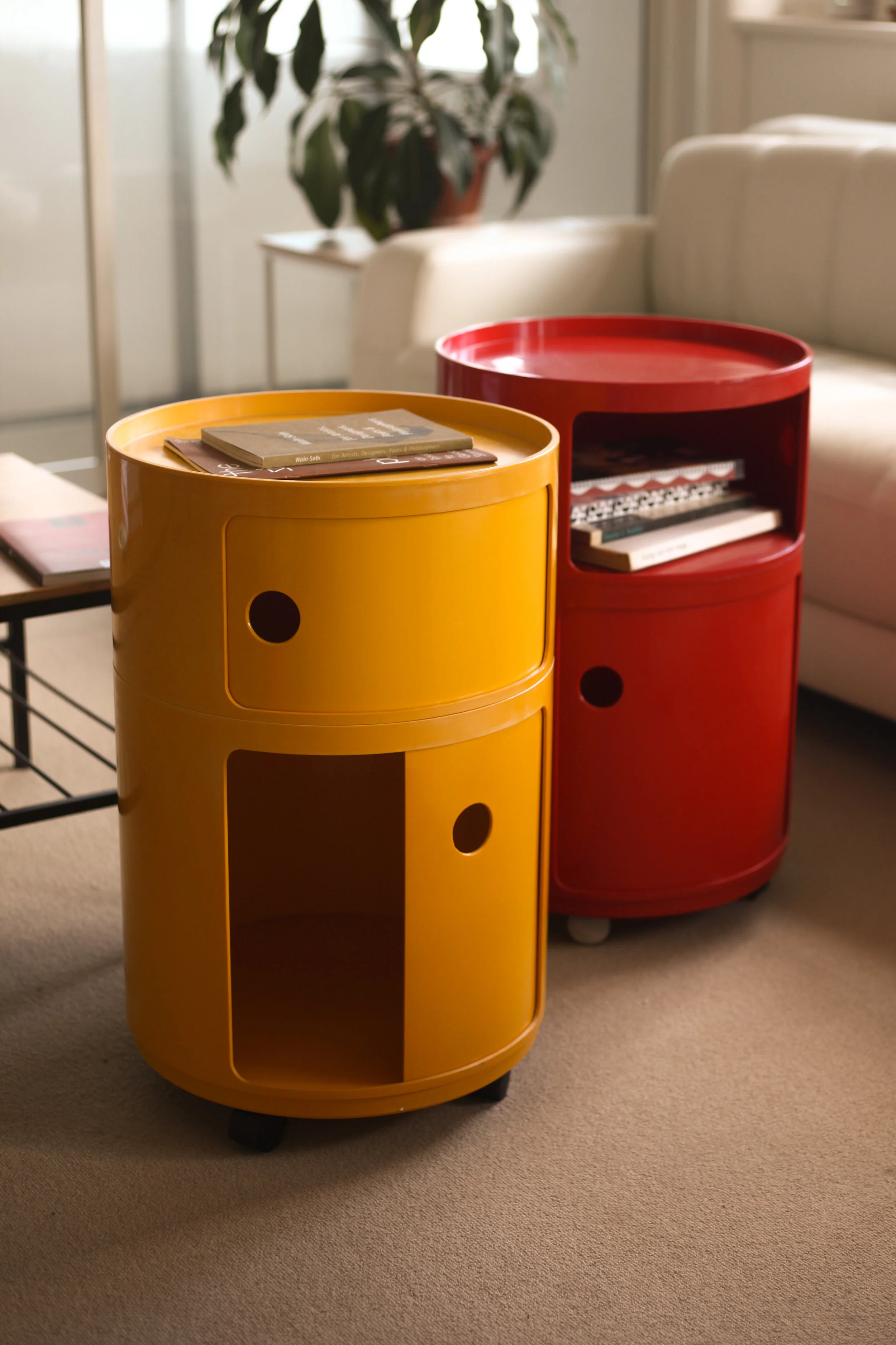 1970S YELLOW COMPONIBILI BY ANNA CASTELLI FOR KARTELL — KIOSK